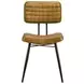 Misty Camel And Black Padded Side Chair Set of 2