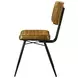 Misty Camel And Black Padded Side Chair Set of 2