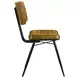 Misty Camel And Black Padded Side Chair Set of 2