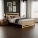 Repos Brown Queen Panel Bed