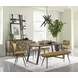 Misty Camel And Black Padded Side Chair Set of 2