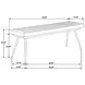 Misty Camel And Black Cushion Side Bench