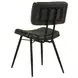 Partridge Espresso And Black Padded Side Chair Set of 2