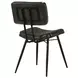 Partridge Espresso And Black Padded Side Chair Set of 2