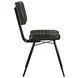 Partridge Espresso And Black Padded Side Chair Set of 2