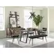 Partridge Espresso And Black Padded Side Chair Set of 2
