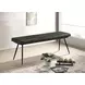 Partridge Espresso And Black Cushion Bench