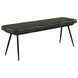 Partridge Espresso And Black Cushion Bench