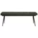 Partridge Espresso And Black Cushion Bench