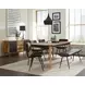Partridge Espresso And Black Cushion Bench