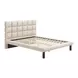 Placid Beige Queen Upholstered Panel Bed