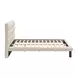 Placid Beige Queen Upholstered Panel Bed