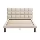 Placid Beige Queen Upholstered Panel Bed