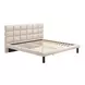 Placid Beige King Upholstered Panel Bed
