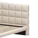 Placid Beige King Upholstered Panel Bed