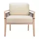 Wezly Ivory Upholstered Accent Chair
