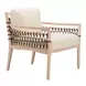 Wezly Ivory Upholstered Accent Chair