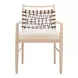 Wezly Ivory Upholstered Dining Chair Set of 2