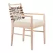 Wezly Ivory Upholstered Dining Chair Set of 2