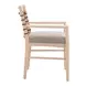 Wezly Gray Upholstered Dining Chair Set of 2