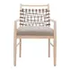 Wezly Gray Upholstered Dining Chair Set of 2