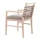 Wezly Gray Upholstered Dining Chair Set of 2
