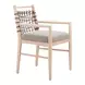 Wezly Gray Upholstered Dining Chair Set of 2