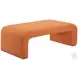 Nendo Abstract Orange Bench