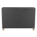 Trazo Black 4 Door Accent Cabinet