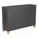 Trazo Black 4 Door Accent Cabinet