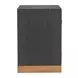 Trazo Black and Brown Rectangular Side Table
