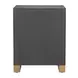 Trazo Black and Brown Rectangular Side Table