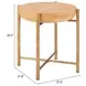 Halva Natural Round Side Table