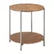 Adna Brown Round Occasional Table Set