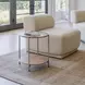 Adna Brown Round Side Table