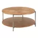 Adna Brown Round Cocktail Table