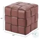 Zare Brown Ottoman