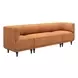 Malben Brown 48" Loveseat