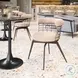Saku Beige Swivel Dining Chair