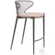 Silues Taupe Counter Height Stool Set Of 2