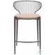 Silues Taupe Counter Height Stool Set Of 2