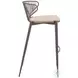 Silues Taupe Bar Stool Set Of 2