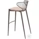 Silues Taupe Bar Stool Set Of 2