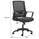 Jett Black Low Back Office Chair