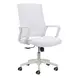 Jett White Low Back Office Chair