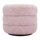 Refine Pink Tweed Performance Fabric Swivel Accent Chair