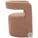 Atria Tawny Brown Accent Chair with Ottoman