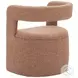Atria Tawny Brown Accent Chair with Ottoman