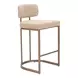 Velar Beige Upholstered Counter Height Stool Set of 2