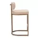 Velar Beige Upholstered Counter Height Stool Set of 2